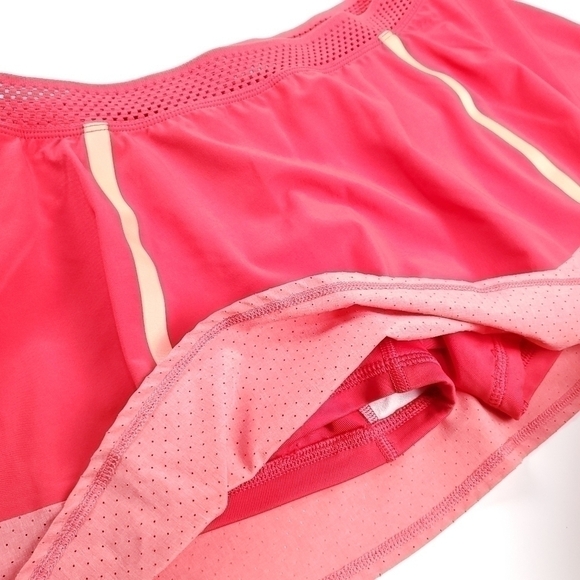 New NIKE Peach Coral Pink Golf Tennis Skirt Size 14 - Picture 11 of 13